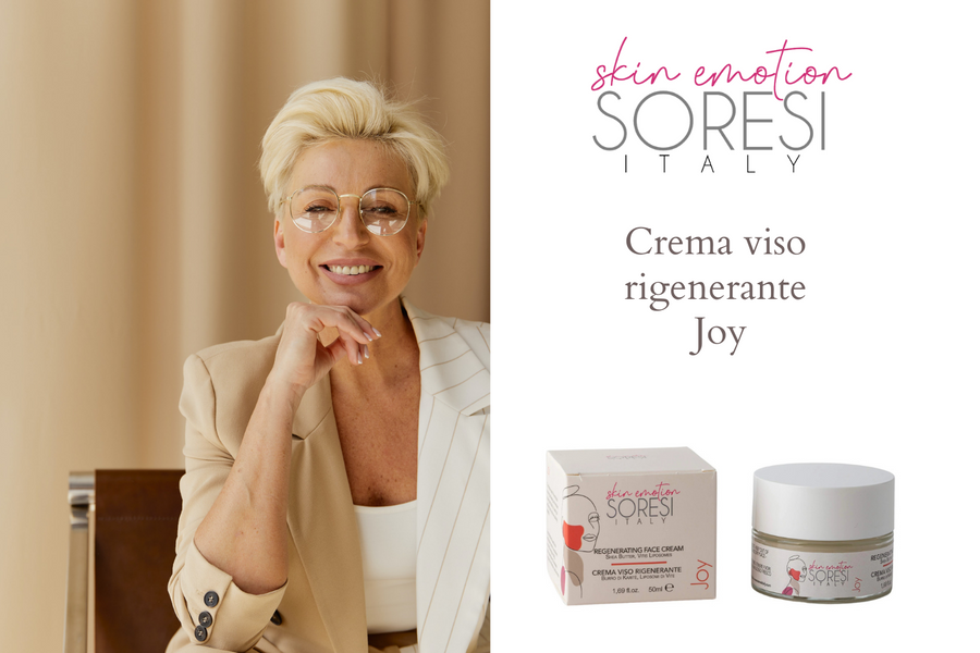 Prendiamoci cura della pelle matura con la crema viso rigenerante Joy!