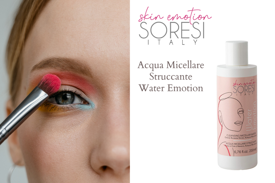 Scegliere lo struccante viso – Facile con l’Acqua Micellare Water Emotion Soresi Italy