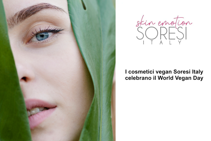 I cosmetici vegan Soresi Italy celebrano il World Vegan Day