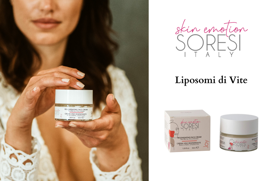 Crema viso Joy – Il potere rigenerante dei liposomi di vite