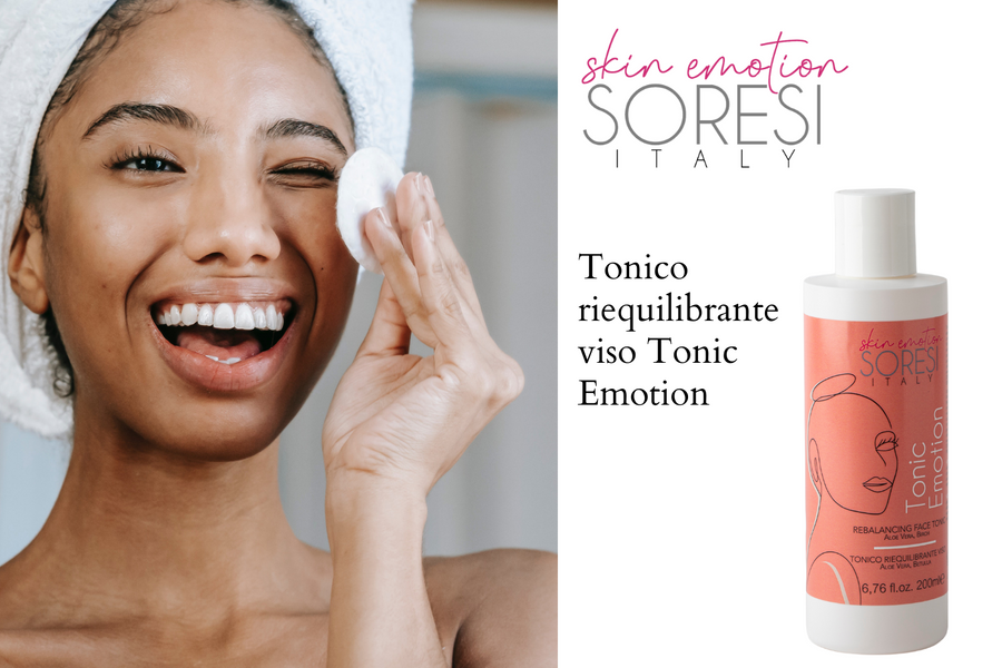 Secondo step: pulizia profonda. Scopriamo il Tonico viso riequilibrante Soresi Italy